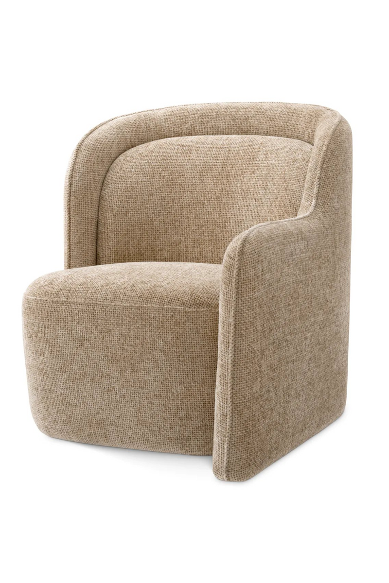 Lyssa Sand Upholstered Armchair | Eichholtz Barrier | Oroatrade.com