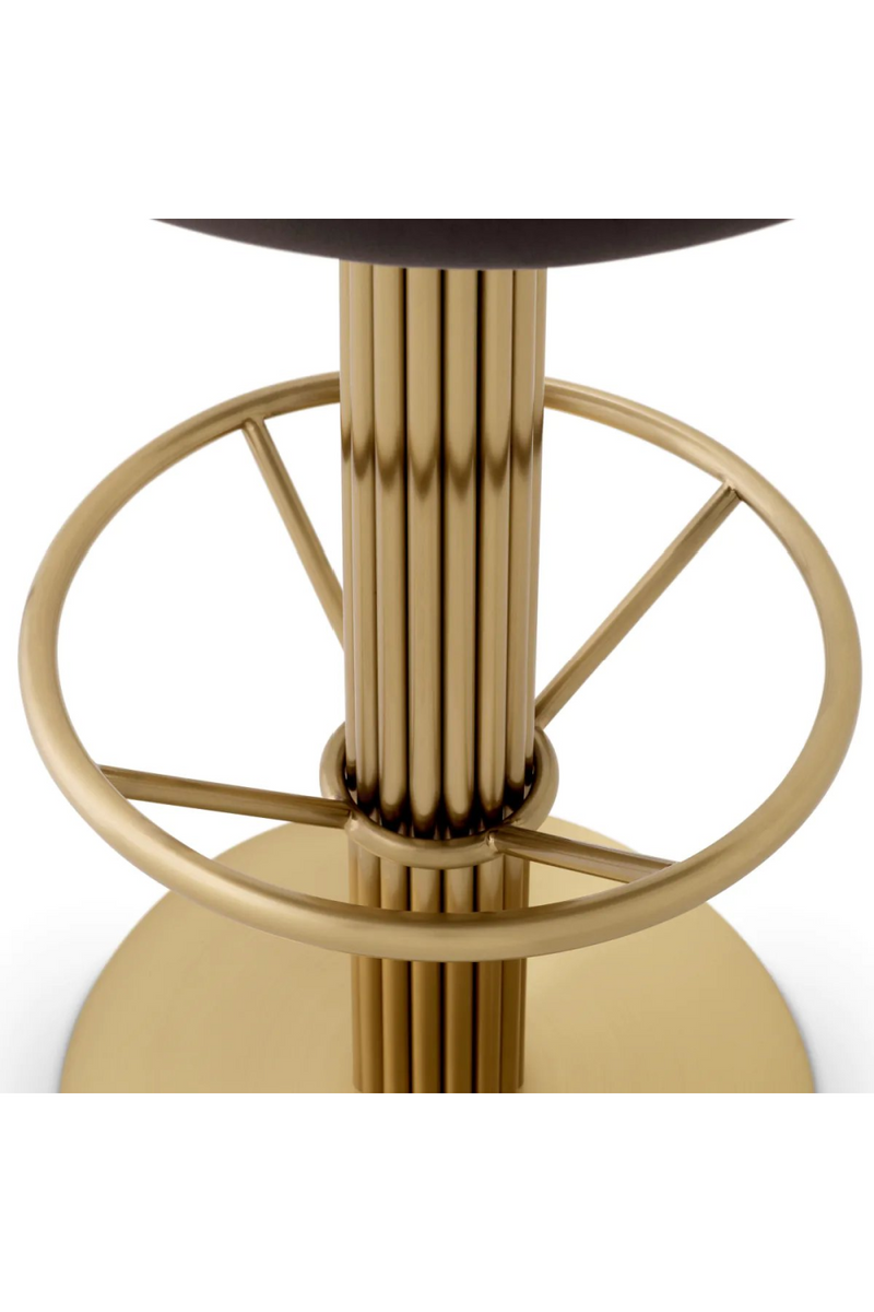 Gray Velvet Counter Stool | Eichholtz Dorland | Oroatrade.com