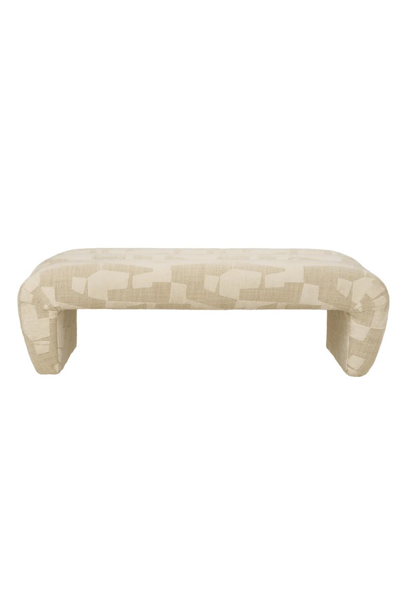 Brooklyn Sand Upholstered Bench | Eichholtz Eastborne | Oroatrade.com