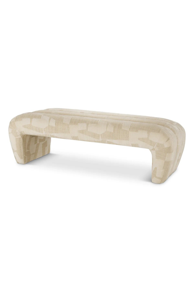 Brooklyn Sand Upholstered Bench | Eichholtz Eastborne | Oroatrade.com