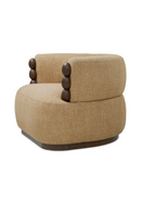 Wooden Accent Beige Lounge Chair | Eichholtz Grimaud | Oroatrade.com