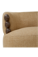 Wooden Accent Beige Lounge Chair | Eichholtz Grimaud | Oroatrade.com