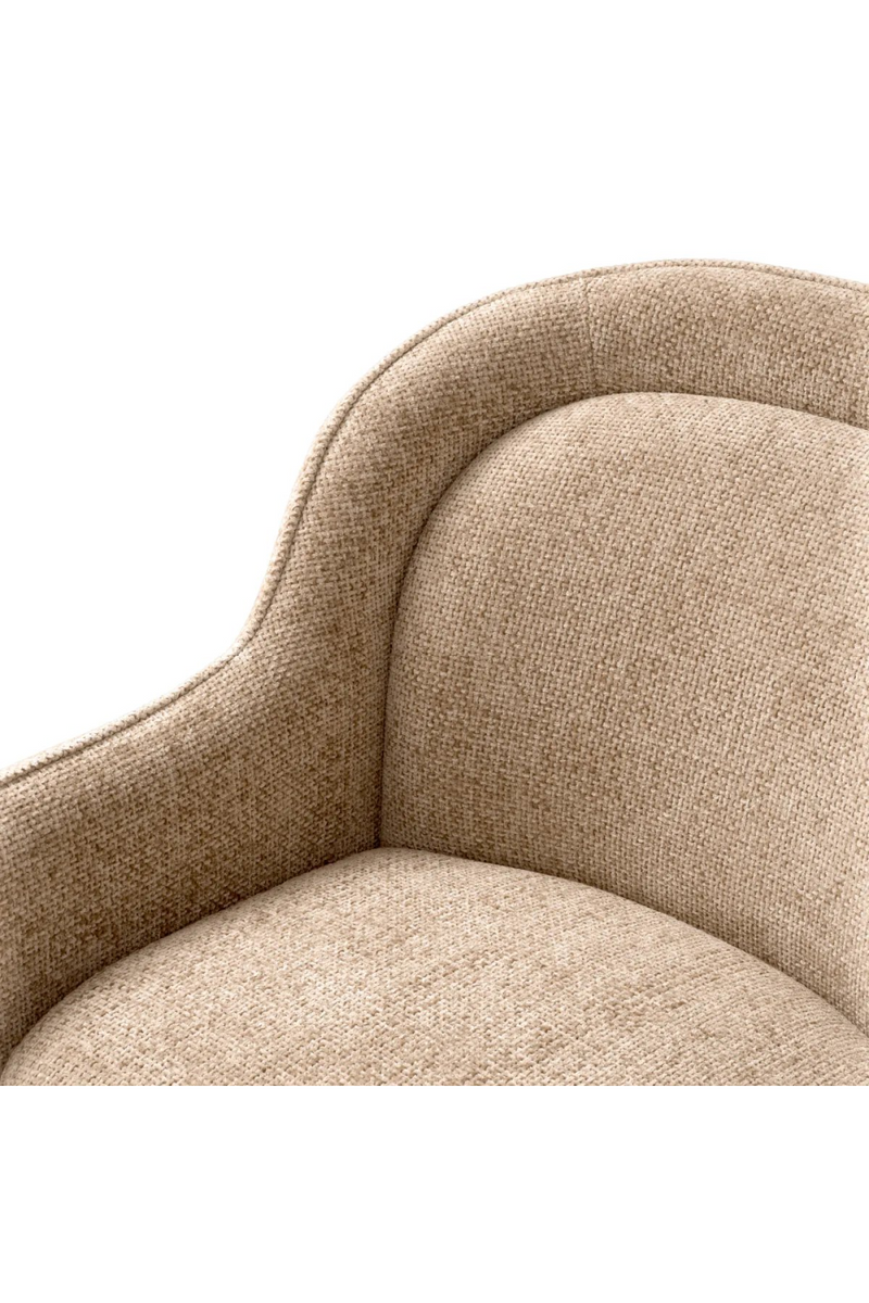 Lyssa Sand Upholstered Armchair | Eichholtz Barrier | Oroatrade.com