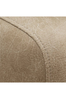 Beige Leather Curved Sofa | Eichholtz Marvella | Oroatrade.com