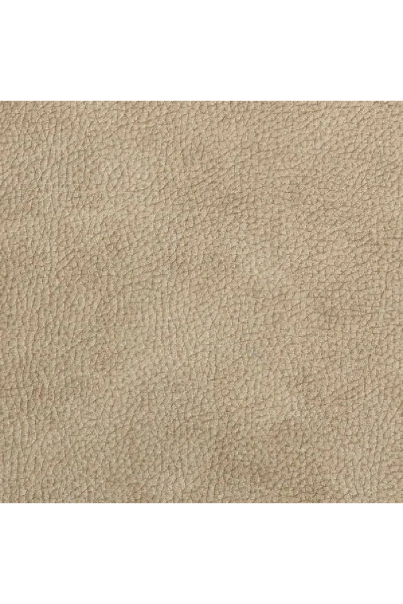 Beige Leather Curved Sofa | Eichholtz Marvella | Oroatrade.com