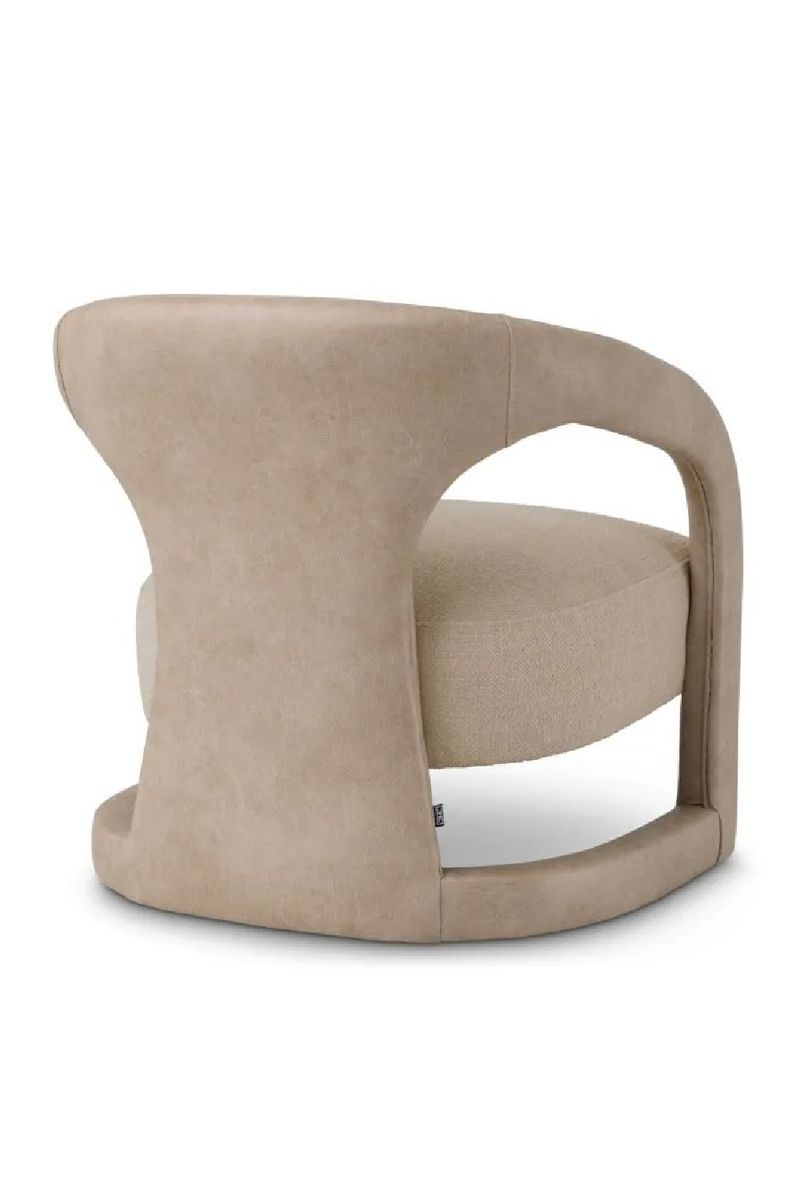 Beige Leather Accent Chair | Eichholtz Voletta | Oroatrade.com