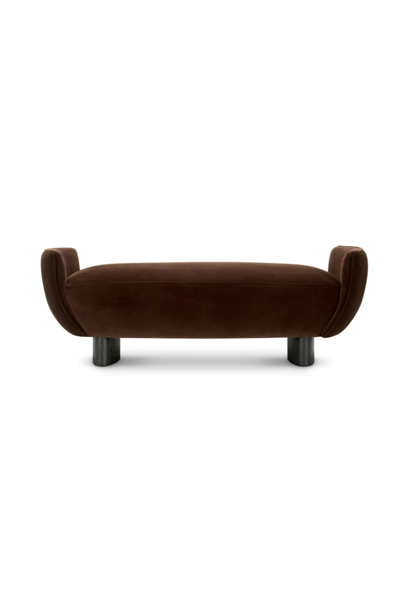 Brown Velvet Bench | Eichholtz Stirling | Oroatrade.com