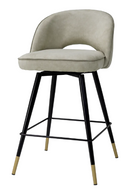 Upholstered Swivel Counter Stool Set (2) | Eichholtz Cliff | Oroatrade.com