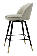 Upholstered Swivel Counter Stool Set (2) | Eichholtz Cliff | Oroatrade.com