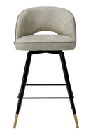 Upholstered Swivel Counter Stool Set (2) | Eichholtz Cliff | Oroatrade.com