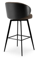 Curved Dark Gray Bar Stool | Eichholtz Camerota | Oroatrade.com