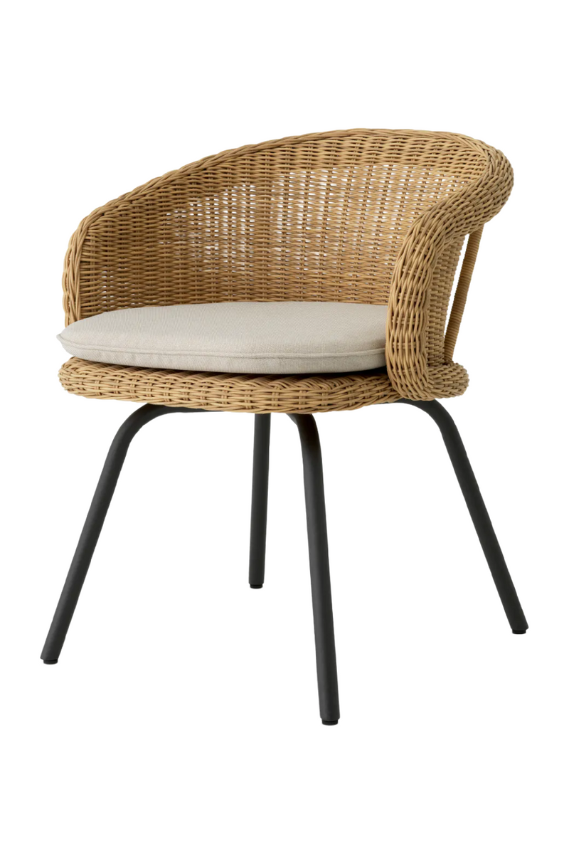 Rattan Look Outdoor Dining Chair | Eichholtz Nolan | Oroatrade.com