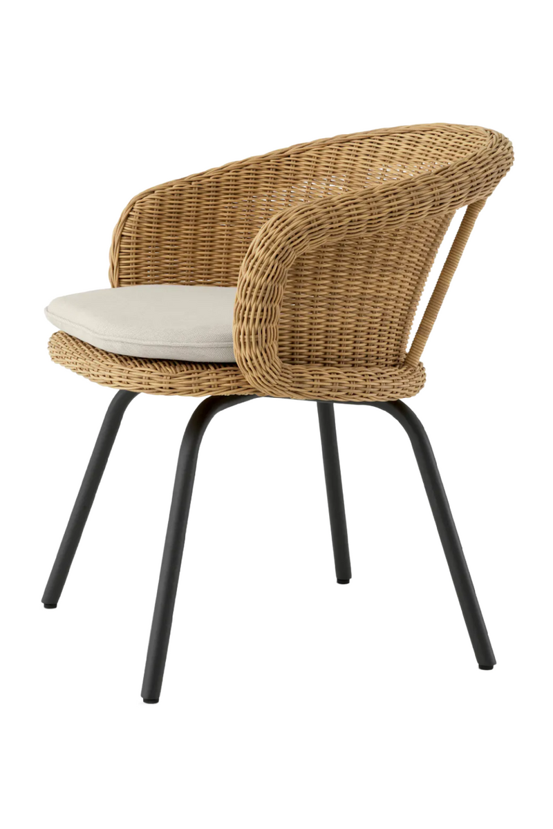 Rattan Look Outdoor Dining Chair | Eichholtz Nolan | Oroatrade.com