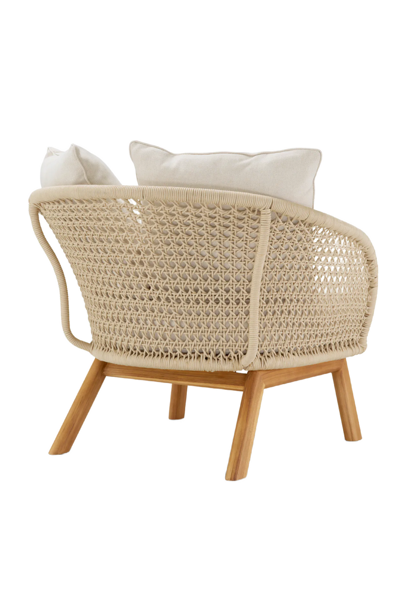 Cream Rope Outdoor Lounge Chair | Eichholtz Trinity | Oroatrade.com