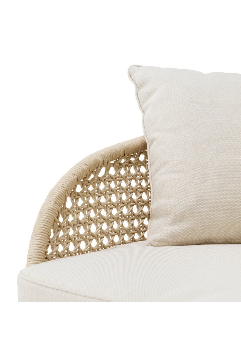 Cream Rope Outdoor Lounge Chair | Eichholtz Trinity | Oroatrade.com