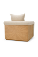 Ecru Fabric Lounge Chair | Eichholtz Amadeo | Oroatrade.com