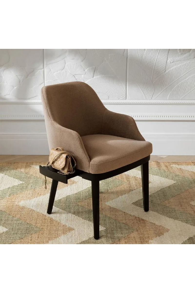 Brown Dining Chair with Shelf | Eichholtz Costa | Oroatrade.com