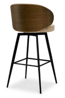 Curved-Back Beige Bar Stool | Eichholtz Camerota | Oroatrade.com
