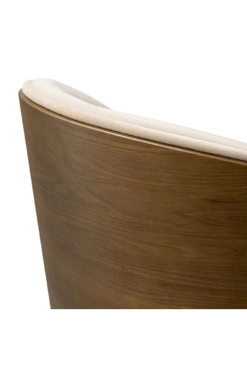 Curved-Back Beige Bar Stool | Eichholtz Camerota | Oroatrade.com