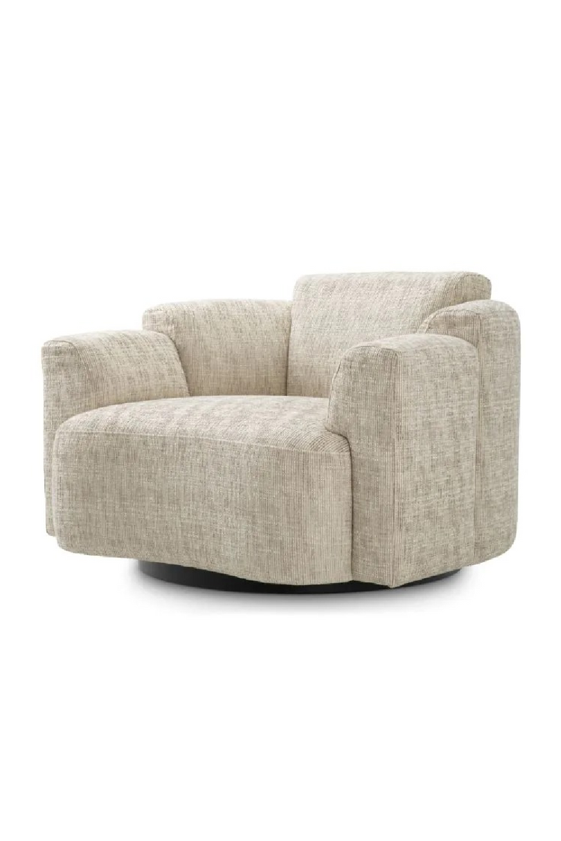 Beige Swivel Lounge Chair | Eichholtz Marbella | Oroatrade.com