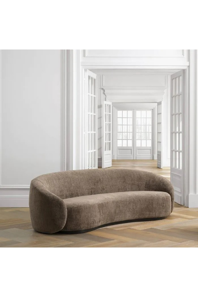 Brown Curved Sofa | Eichholtz Amore | Oroatrade.com