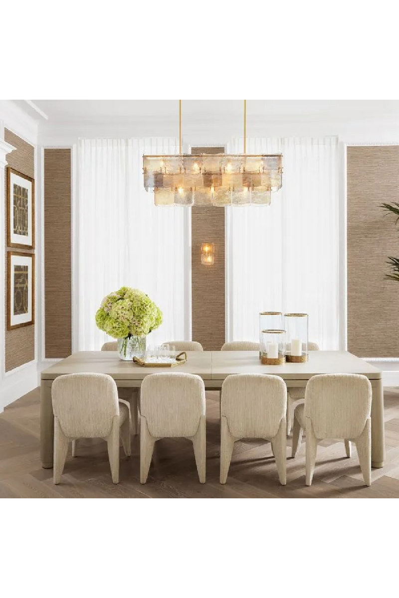 Beige Textured Fabric Dining Chair | Eichholtz Marius | Oroatrade.com