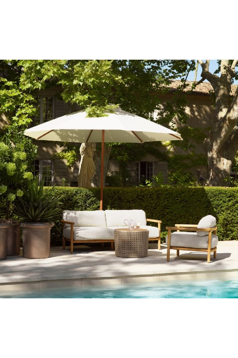 Natural Teak Outdoor Sofa | Eichholtz Ombria | Oroatrade.com