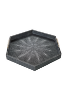 Shagreen Hexagonal Tray | Andrew Martin Cosima | Oroatrade.com