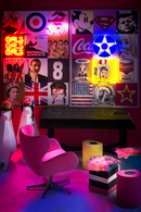Contract furniture - American Pop Icons Neon Artwork - www.oroatrade.com
