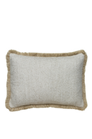 Boucle Fringed Rectangular Cushion | Andrew Martin Huntsman | Oroatrade.com