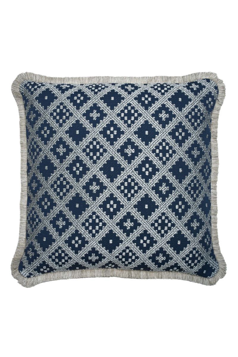 Geometric Patterned Outdoor Cushion | Andrew Martin Erba | Oroatrade.com