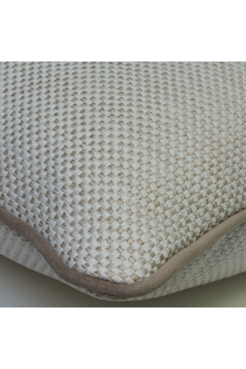 Weave Outdoor Cushion With Piping | Andrew Martin Taglioni | Oroatrade.com
