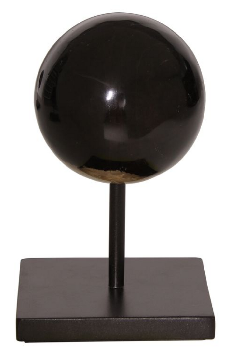 Petrified Wood Sphere On Stand | Andrew Martin | Oroatrade.com