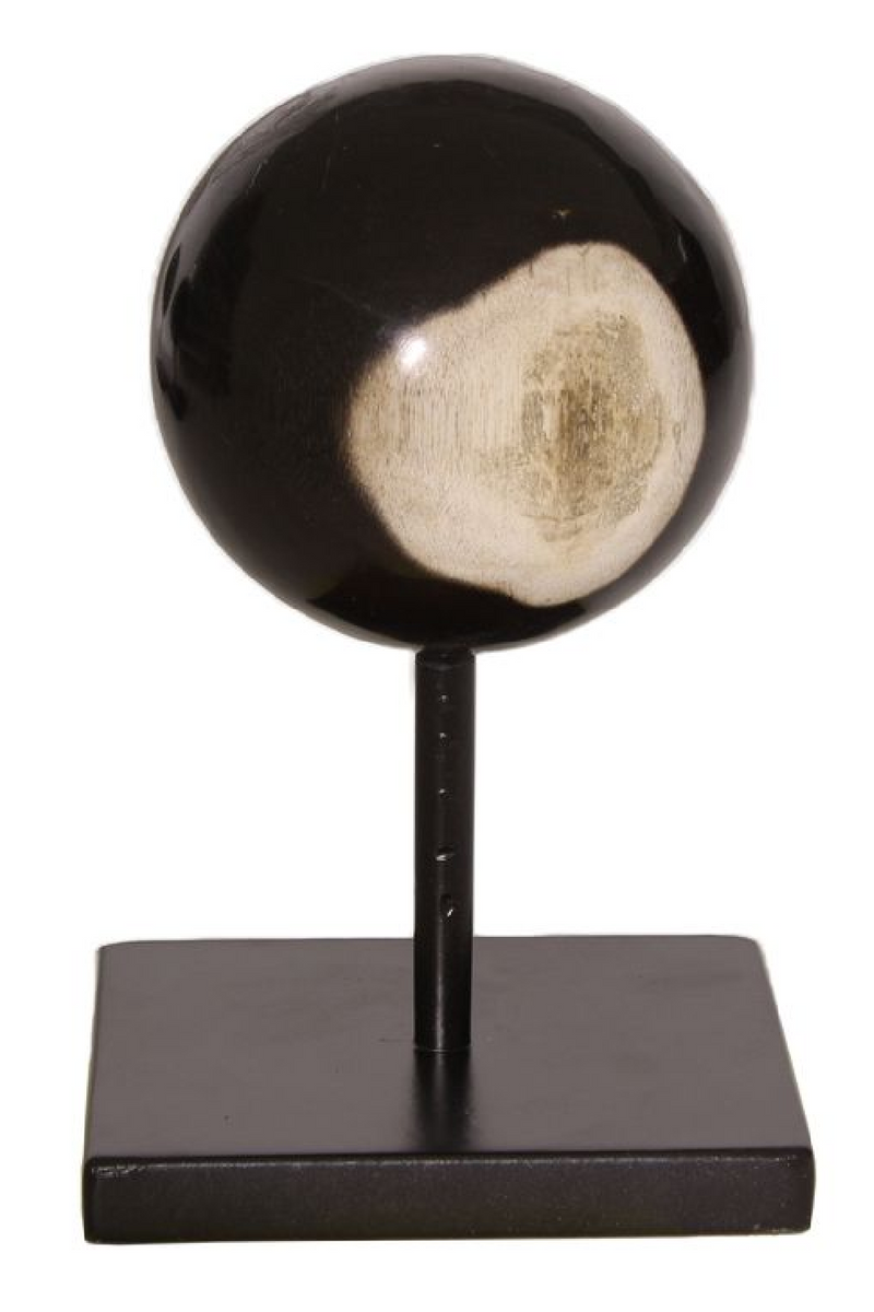 Petrified Wood Sphere On Stand | Andrew Martin | Oroatrade.com