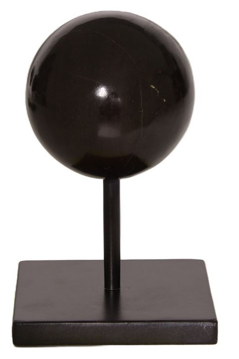 Petrified Wood Sphere On Stand | Andrew Martin | Oroatrade.com