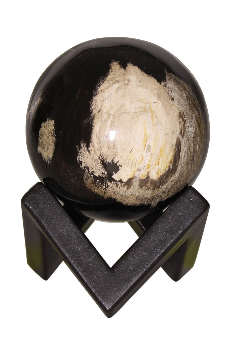 Petrified Wood Decorative Sphere | Andrew Martin | Oroatrade.com