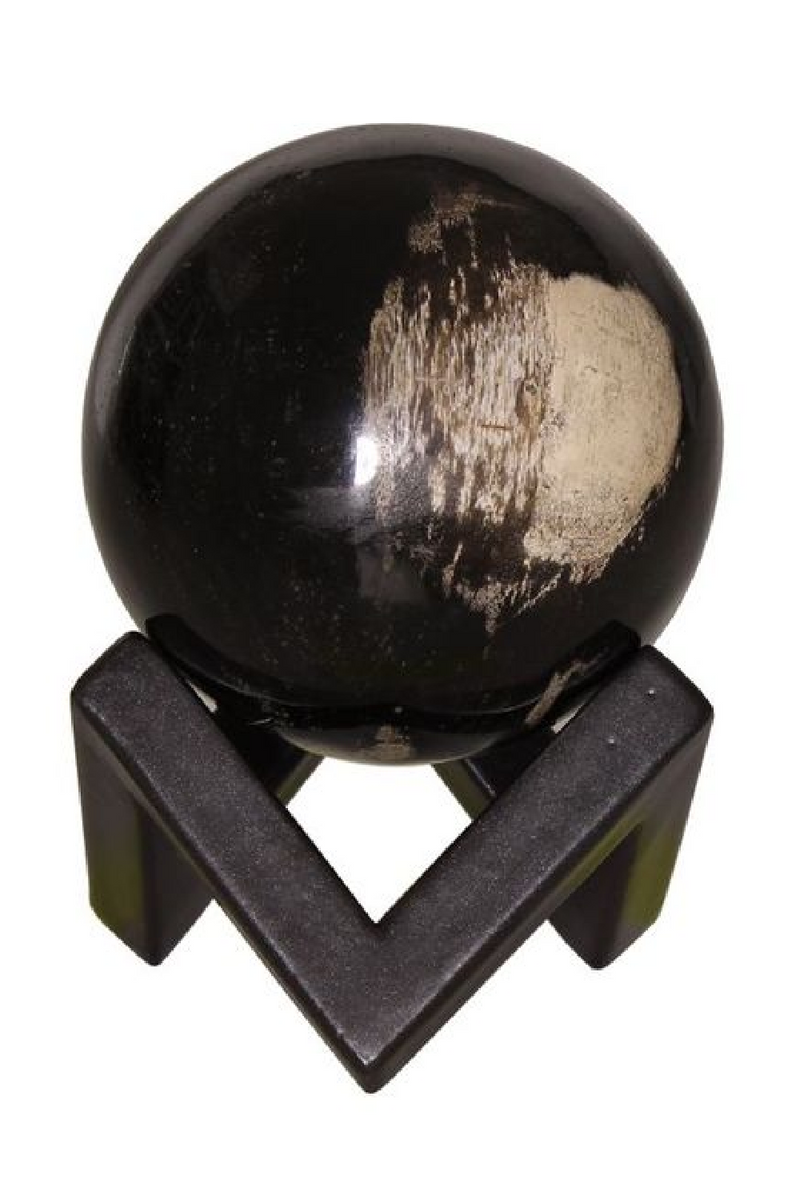 Petrified Wood Decorative Sphere | Andrew Martin | Oroatrade.com