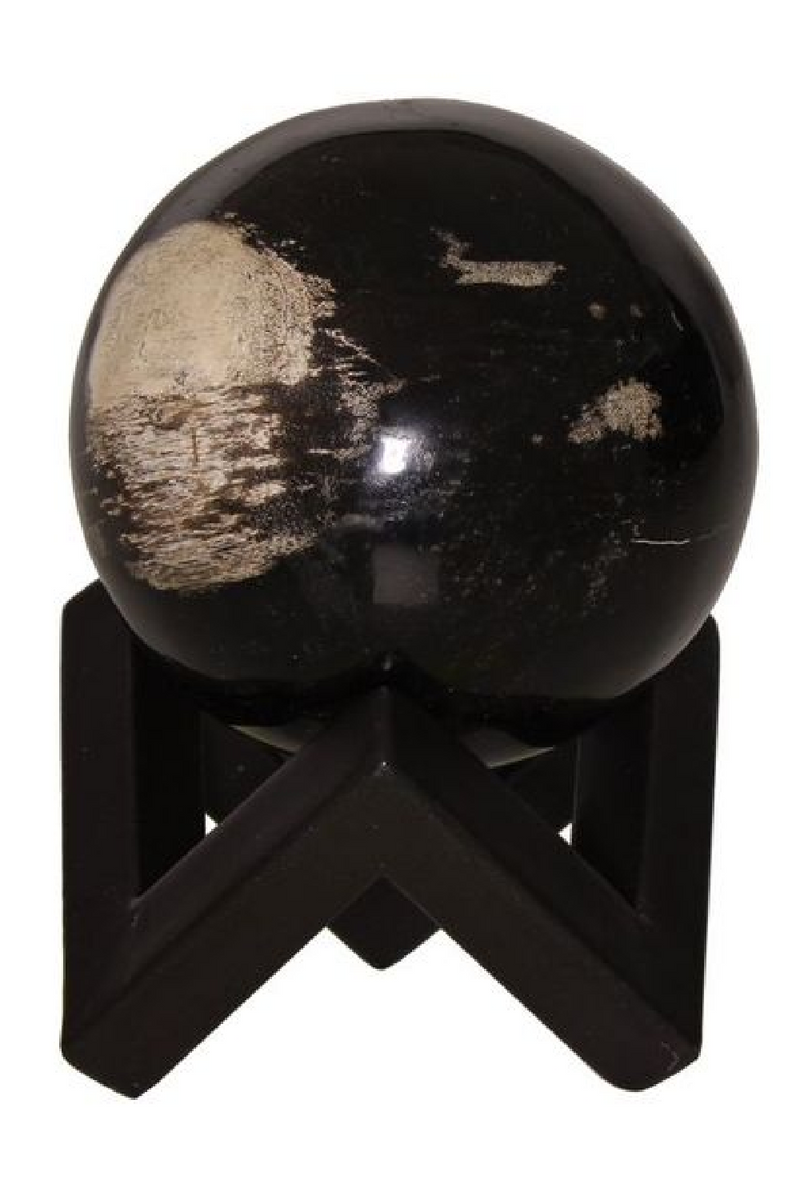 Petrified Wood Decorative Sphere | Andrew Martin | Oroatrade.com