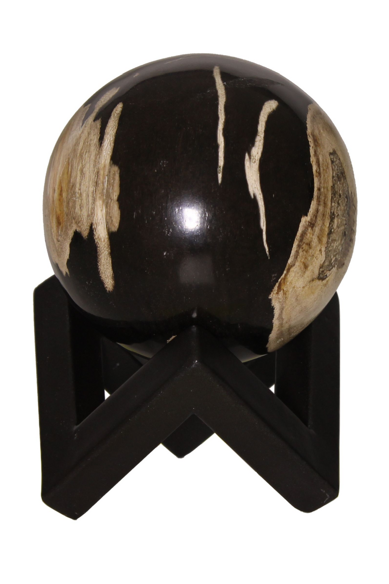 Petrified Wood Decorative Sphere | Andrew Martin | Oroatrade.com