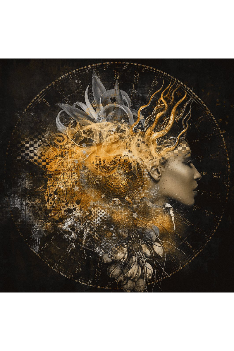 Mythical Symbols Photographic Art | Andrew Martin Golden Muse | Oroatrade.com