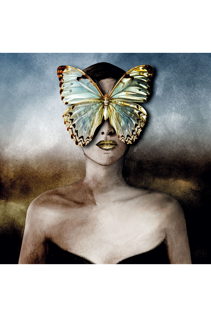 Butterfly Masked Woman Photographic Art | Andrew Martin Hidden Beauty | Oroatrade.com