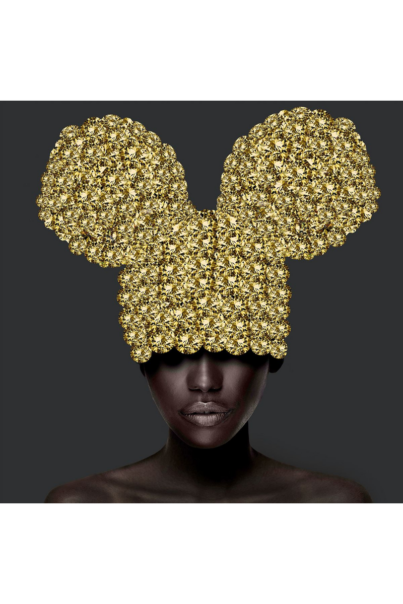 Golden Headdress Photographic Art | Andrew Martin Dreaming Of Mickey | Ooratrade.com