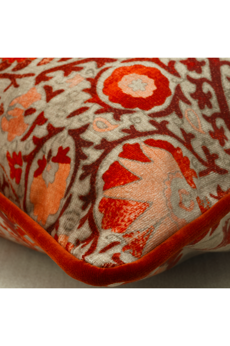 Red Velvet Draught Excluder | Andrew Martin Iznik | Oroatrade.com