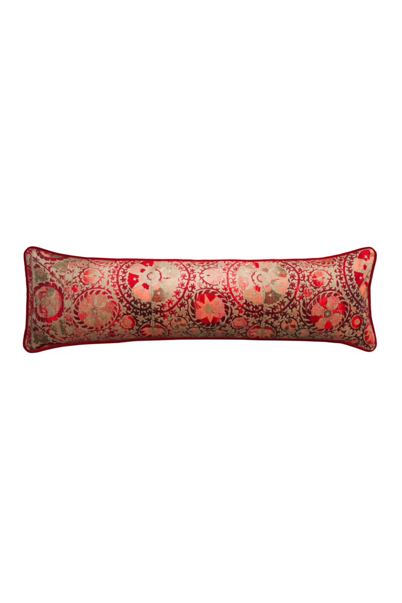 Red Velvet Draught Excluder | Andrew Martin Iznik | Oroatrade.com