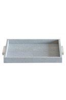 Textured Shagreen Tray | Andrew Martin Paulo | Oroatrade.com
