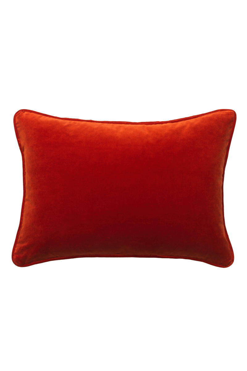 Cotton Velvet Rectangular Cushion | Andrew Martin Medici | Oroatrade.com