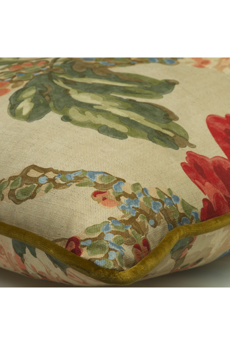 Floral Cotton Cushion | Andrew Martin Peony | Oroatrade.com