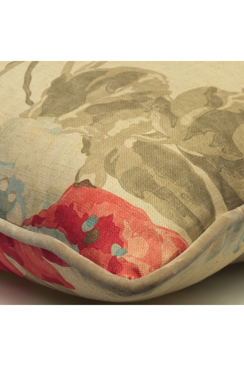 Floral Cotton Cushion | Andrew Martin Peony | Oroatrade.com