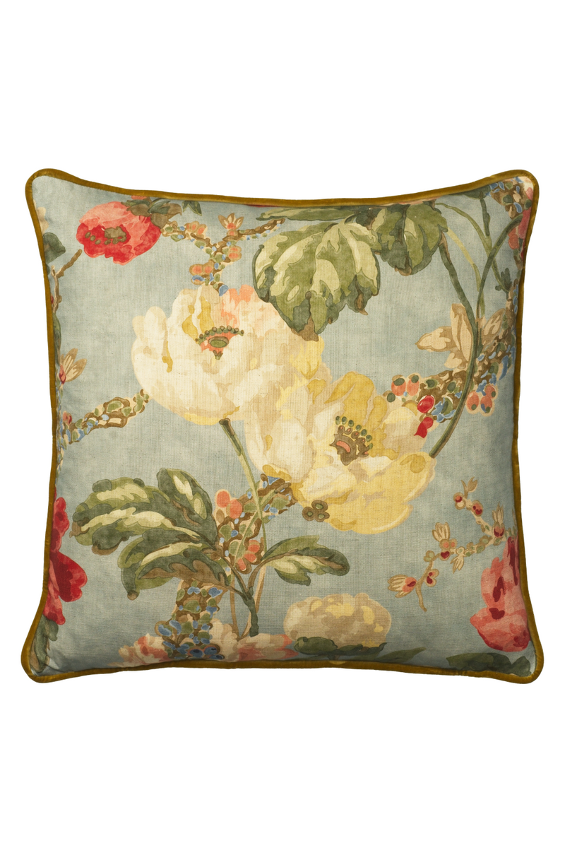 Floral Cotton Cushion | Andrew Martin Peony | Oroatrade.com