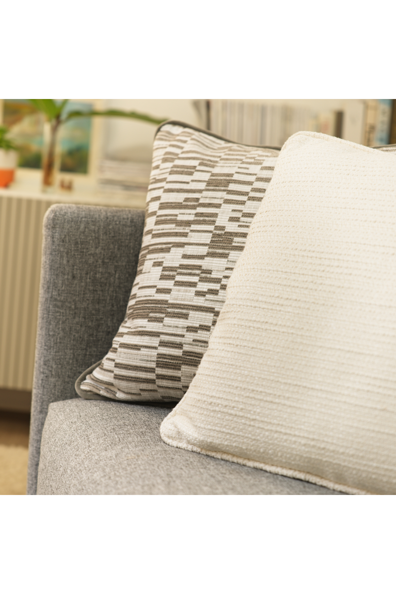 Natural Weave Cushion | Andrew Martin Tender Chalk | Oroatrade.com